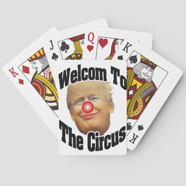 Welcome to the Circus Poker Cards (Back)