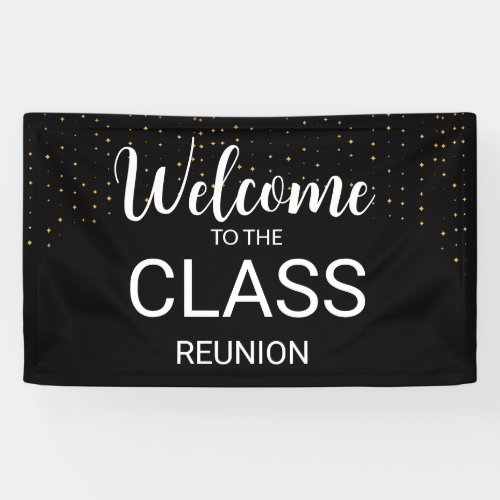 welcome to the class reunion banner