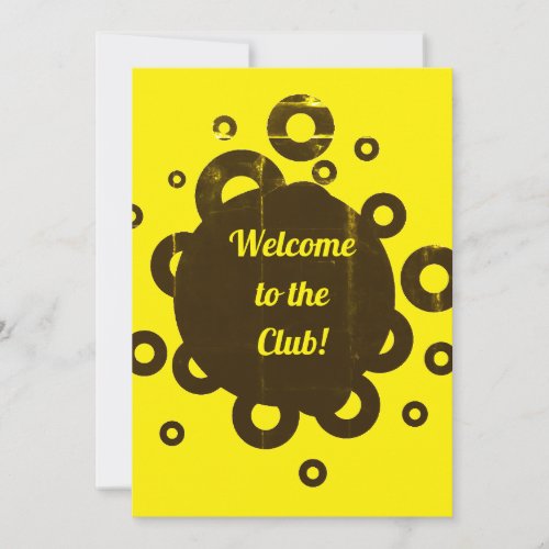 Welcome to the Club Invitation