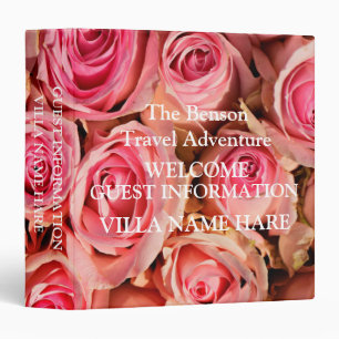Welcome to the Cottage Guest Information 3 Ring Binder