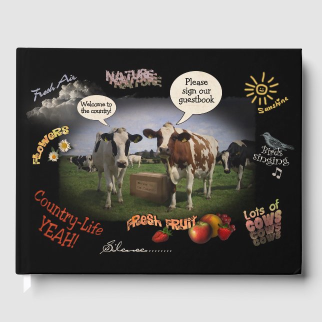 Welcome to the Country Guest Book (Front)