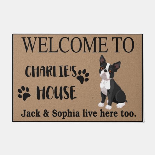  Welcome To The Dogs House Doormat Funny Quotes Doormat