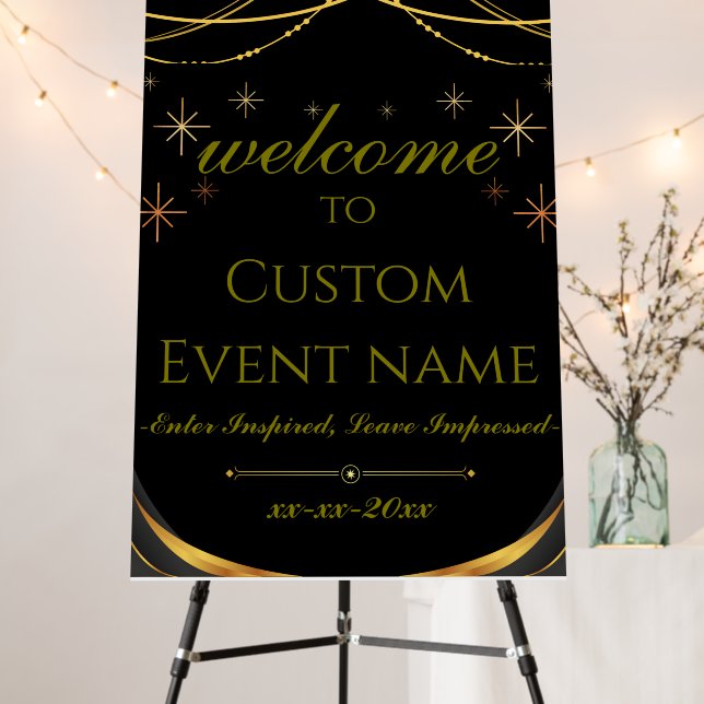 welcome to the event foam board (In Situ (Stand))