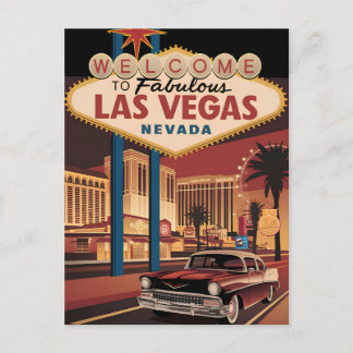 Welcome to the fabulous Las Vegas Nevada Postcard