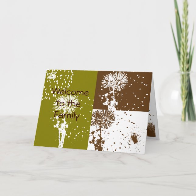 Welcome to the Family Card (Front)