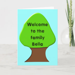 Welcome to the family Customizable Greeting Card