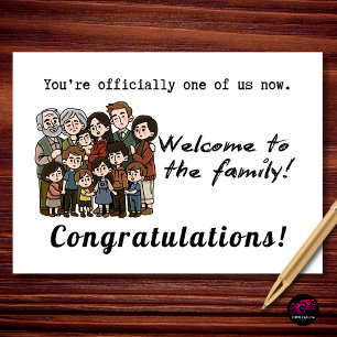 Welcome to the Family Engagement Congratulations Card