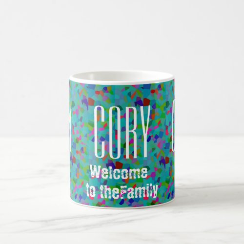 Welcome to the Family personalized with name Coffee Mug