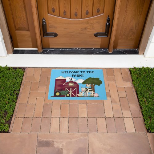 Welcome to the Farm door mat