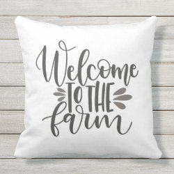 Welcome to the Farm Pillow