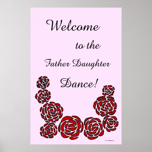 Welcome to the Father Daughter Dance Poster