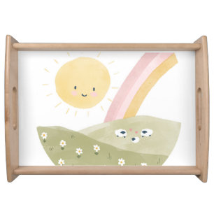 Welcome to the Flock Baby Shower Serving Tray