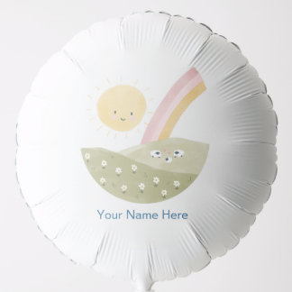 Welcome to the Flock Baby Shower Watercolor Balloon