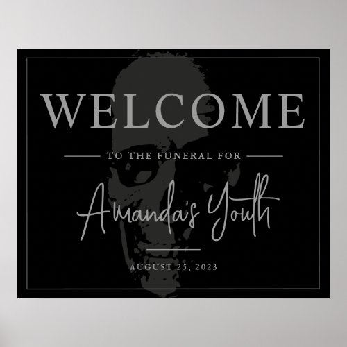 Welcome to the Funeral for my Youth Poster