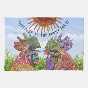 Welcome to the Farm Kitchen Towel