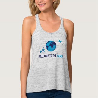 Welcome to the Game (blue) - tank top