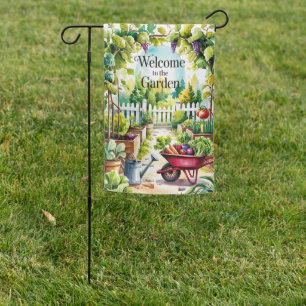 Welcome to the Garden Flag