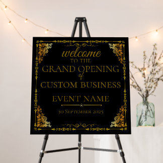Welcome to the Grand Opening | Custom Square Foam Board