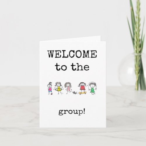 Welcome to the Group Team New Employee Card