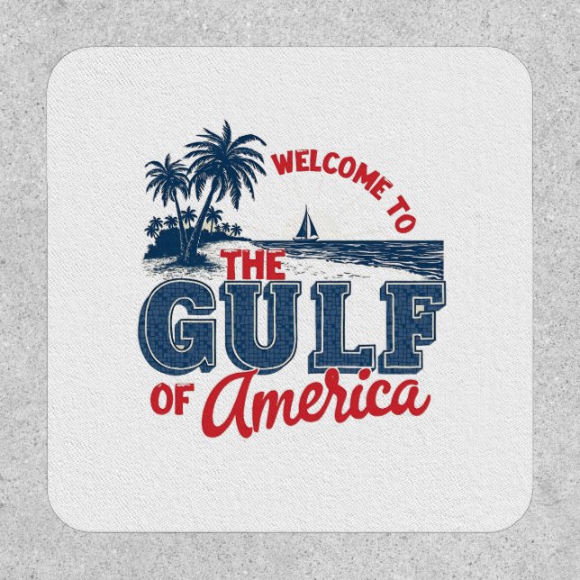 Welcome to the Gulf of America Immigrant Mexican  Patch (Front)