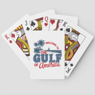 Welcome to the Gulf of America Immigrant Mexican Poker Cards