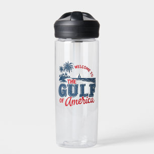 Welcome to the Gulf of America Immigrant Mexican  Water Bottle
