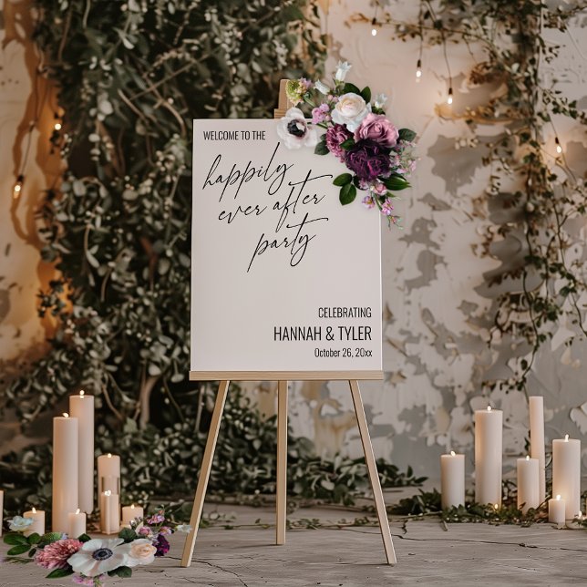 Welcome to the Happily Ever After Party Sign (Creator Uploaded)