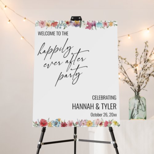 Welcome to the Happily Ever After Party Sign