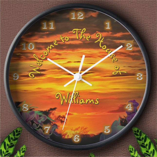 Welcome to the House of Sunset 2584 Clock (Creator Uploaded)