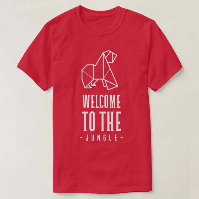 Welcome To The Jungle T-Shirt (Design Front)