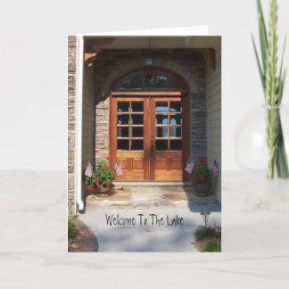 Welcome To The Lake Card