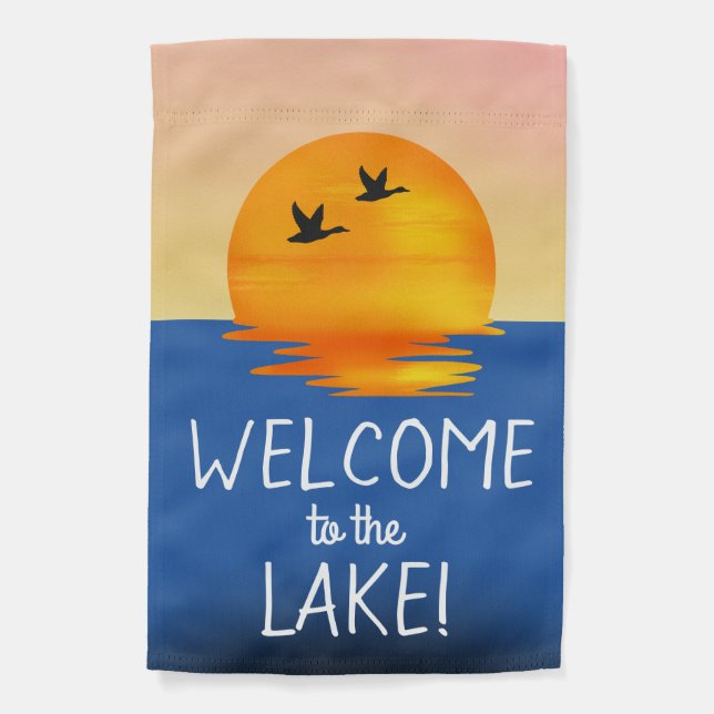 Welcome to the Lake Garden Flag (Front)