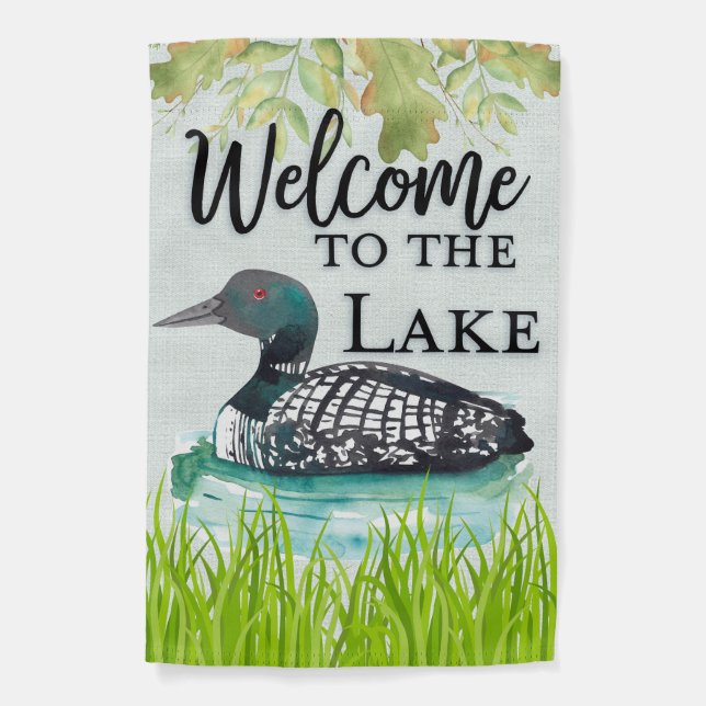 Welcome to the Lake Garden Flag (Front)