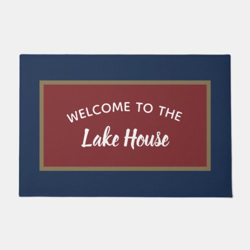 Welcome to the Lake House Doormat