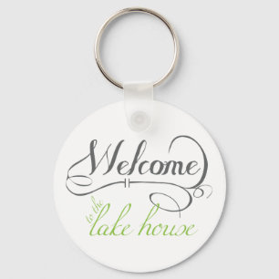 Welcome To The Lake House Keychain