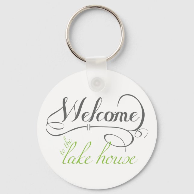 Welcome To The Lake House Keychain (Front)