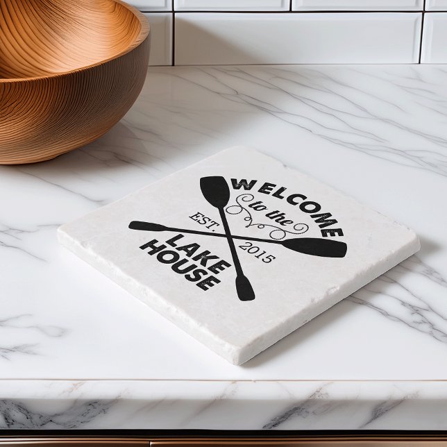 Welcome to the Lake House Rustic Trivet (Creator Uploaded)