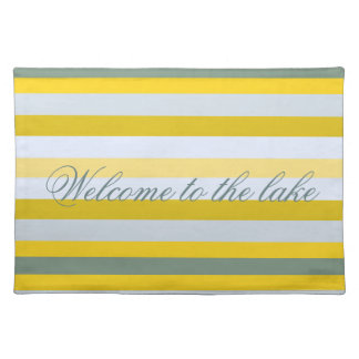 Welcome to the lake placemat