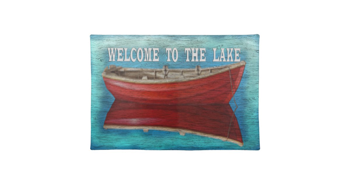 to the Lake Placemat Zazzle