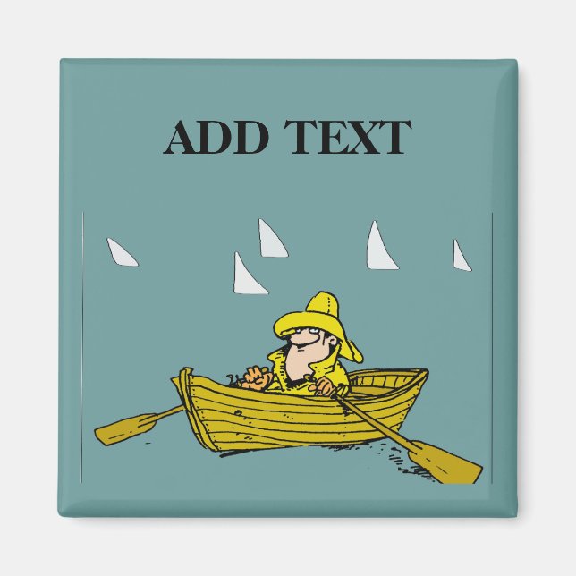 Welcome to the Lake, rowboat Magnet (Front)