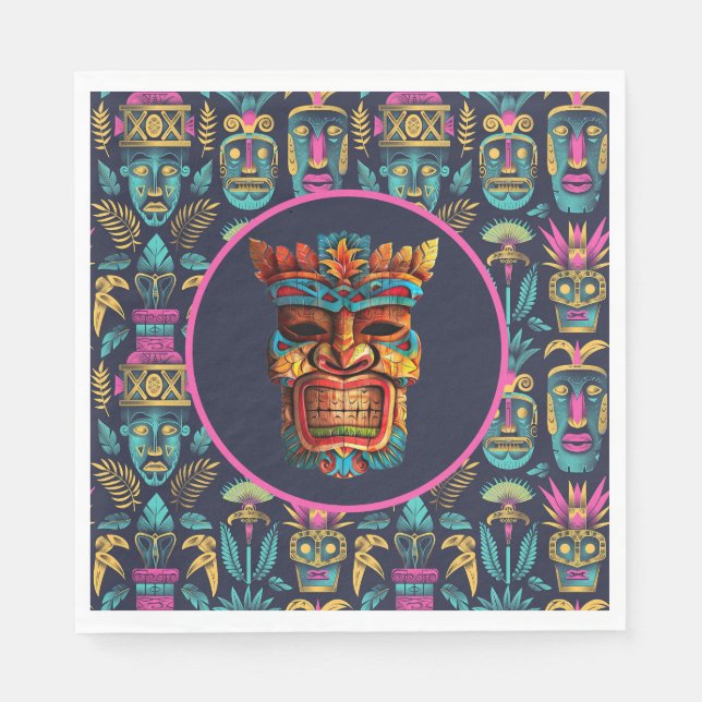 Welcome To The Luau  Napkins (Front)