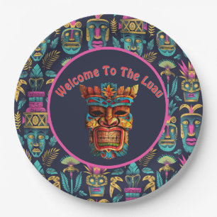 Welcome To The Luau Paper Plates