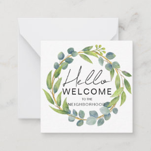 Welcome to the Neighborhood Card – New Home Greeti