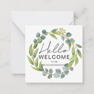 Welcome to the Neighborhood Card – New Home Greeti