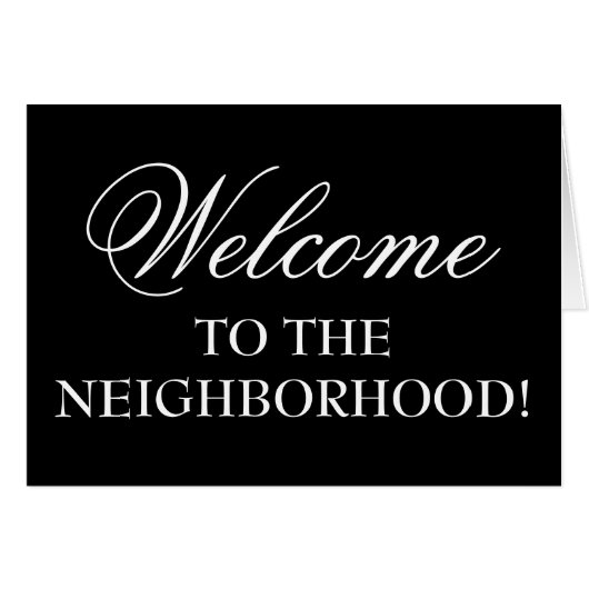 Welcome To The Neighborhood! Cards (Front Horizontal)