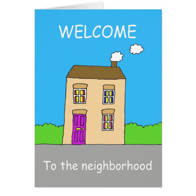 Welcome to the Neighborhood Cards (Front)