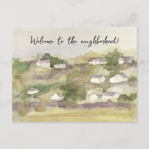 Welcome to the Neighborhood Country House Village Postcard