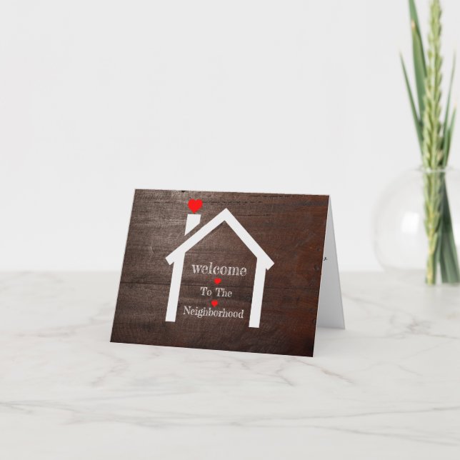 Welcome to the Neighborhood Greeting Card (Front)