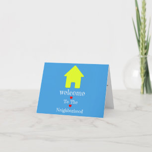 Welcome to the Neighborhood Greeting Card