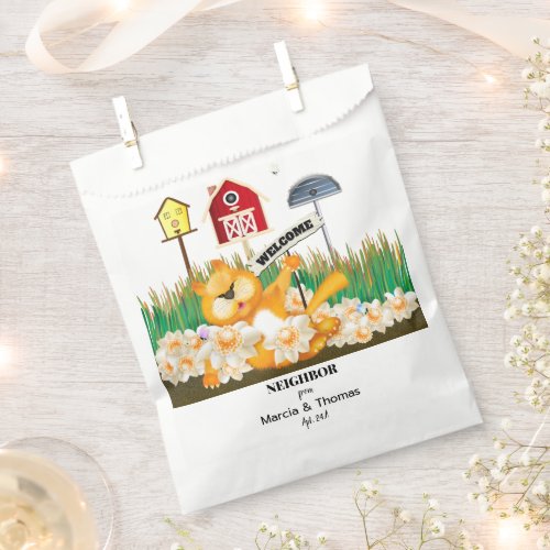 Welcome To The Neighborhood  New Home  Favor Bag